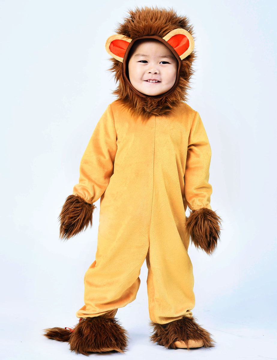 ADULT LEE THE LION COSTUME LIONESS CUB JUNGLE ANIMAL PAJAMAS COSTUMES  JUMPSUIT