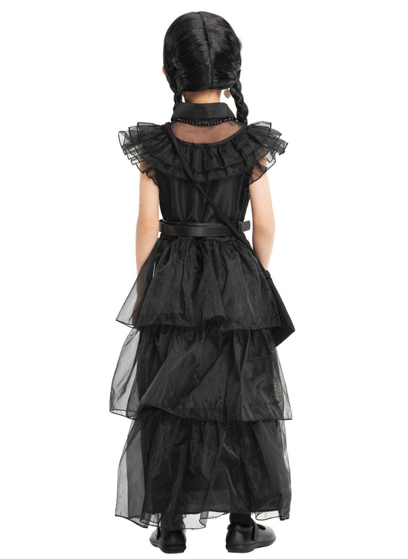 Girls Halloween Costume  Fancy Dress with Wig Accessories