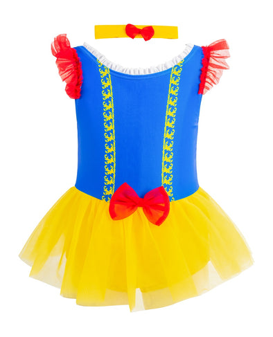 Toddler Girls Princess Swimsuit Snowwhite