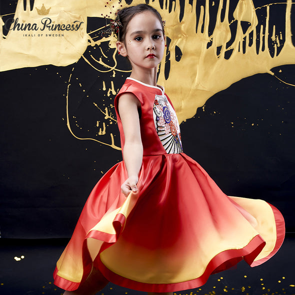 China Princess Dress Traditional Chinese Embroidery Dress
