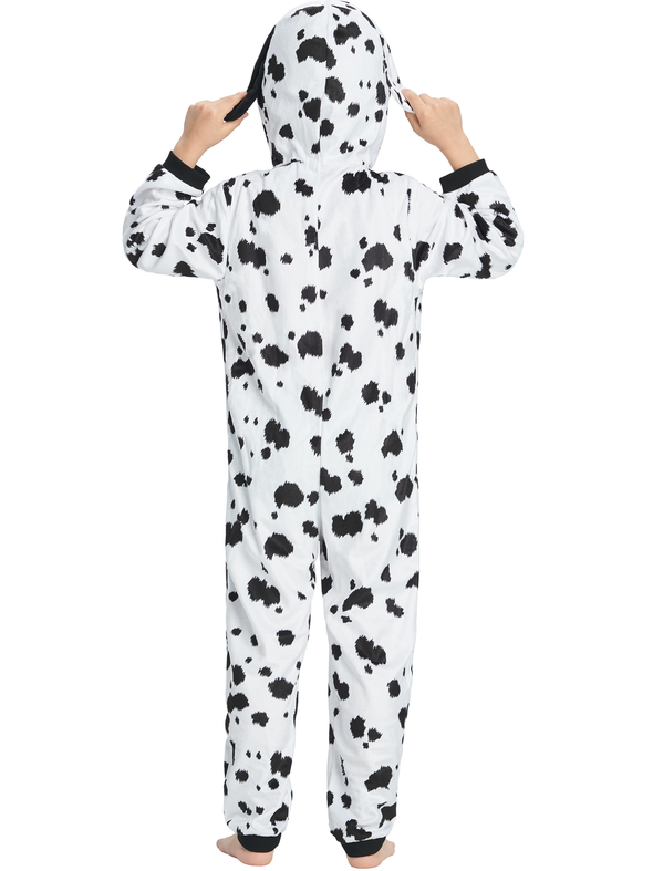 Kids 101st Day Dalmatian Jumpsuit 3 Pcs Halloween Costume