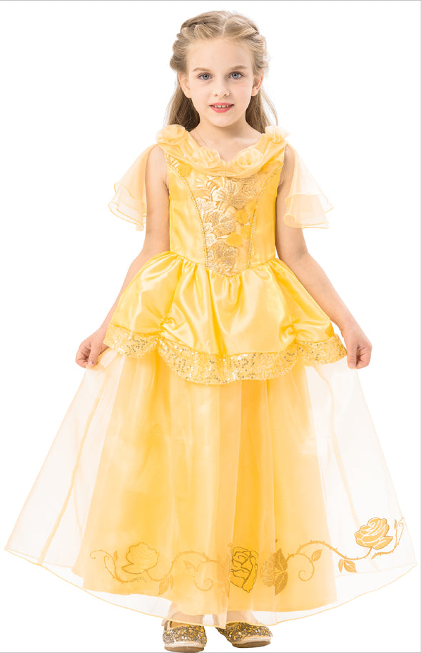 Classic Princess Costume Deluxe Long Dress Set Birthday Holiday Gift