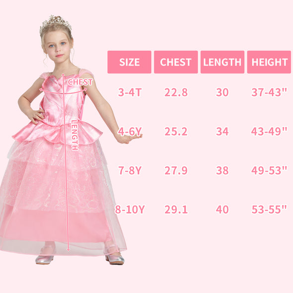 Glinda the Witch Costume for Girls