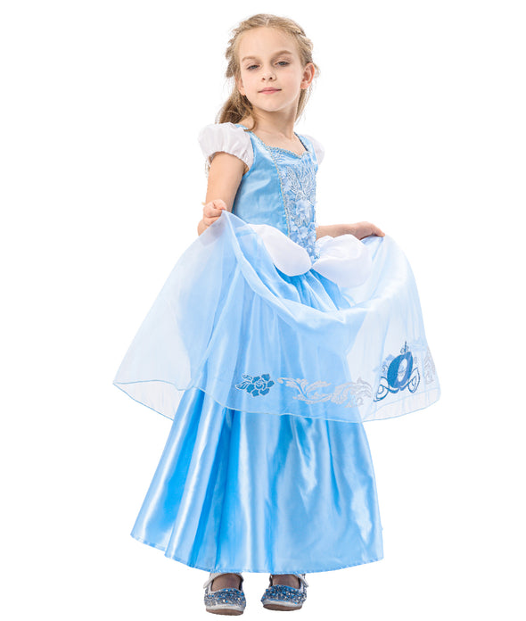 Classic Princess Costume Deluxe Long Dress Set Birthday Holiday Gift