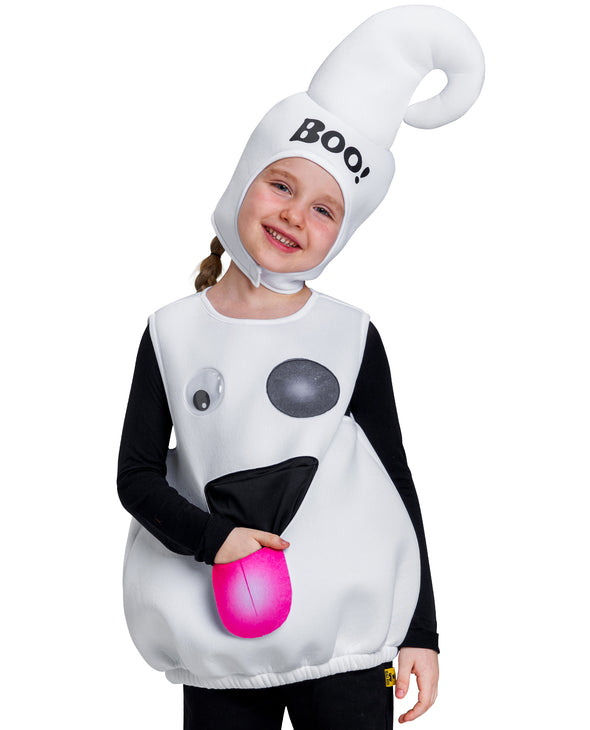 Kids Cute Ghost Costume Jumpsuit