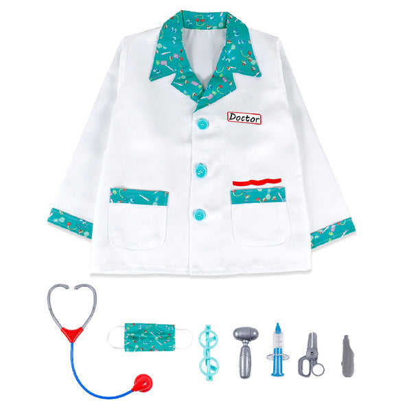 Kids Doctor Cosplay Outfits with Accessories (8 pcs)