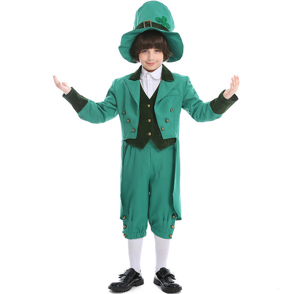 Boys St. Patrick's Day Costume Green Suits