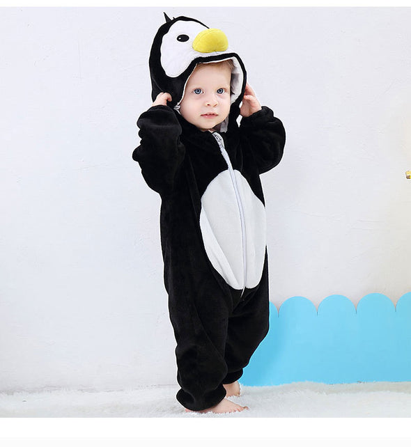 Baby Toddlers Animal Jumpsuit Penguin Onesie