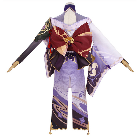 Women Genshin Impact Raiden Shogun Costume Dress Suit