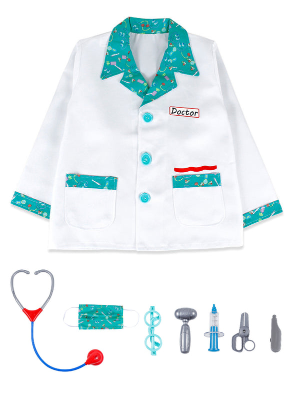 Doctor Costume Kids Career Coat