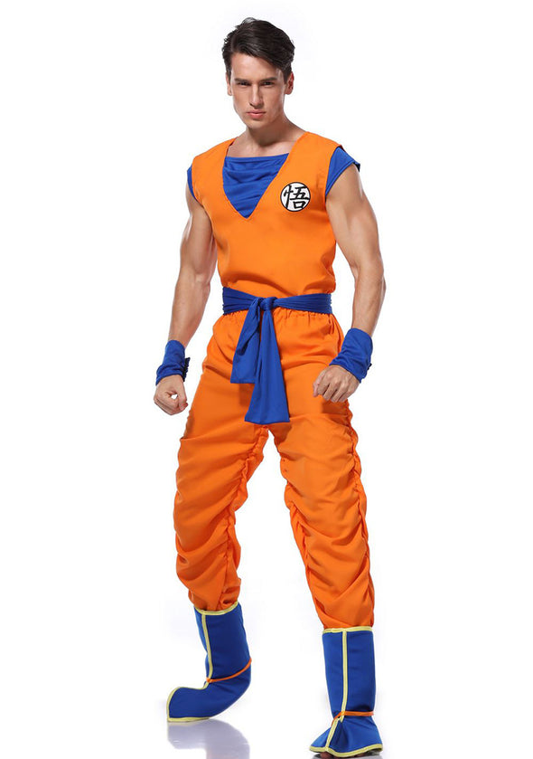 Men Dragon Ball Kakarotto Goku Costume
