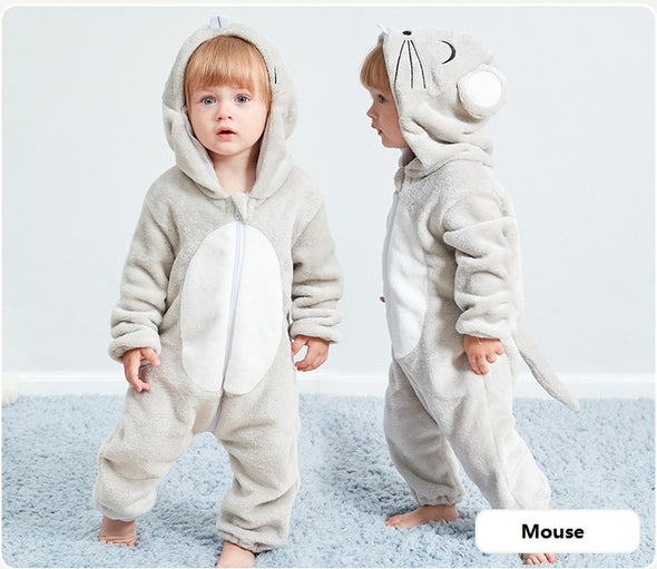 Baby Toddlers Animal Jumpsuit Mouse Onesie