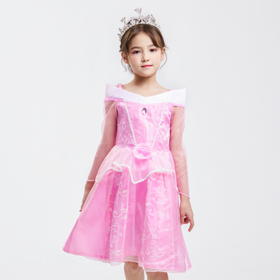 Girls Princess Dress Sleeping Beauty Costume