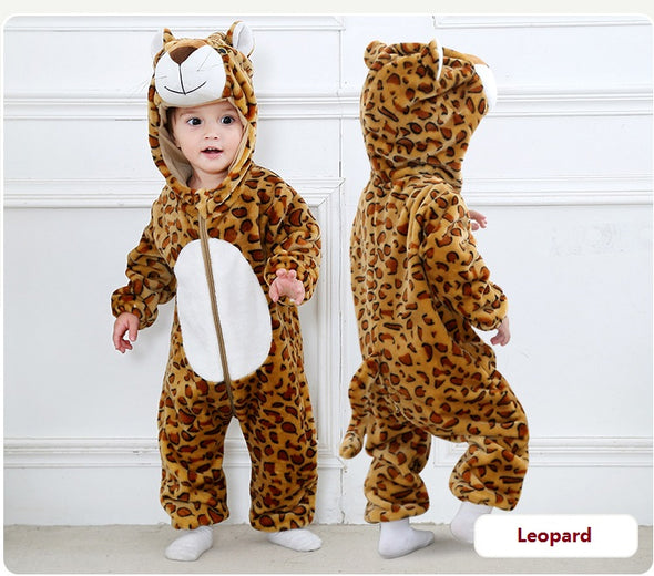 Baby Toddlers Animal Jumpsuit Leopard Onesie