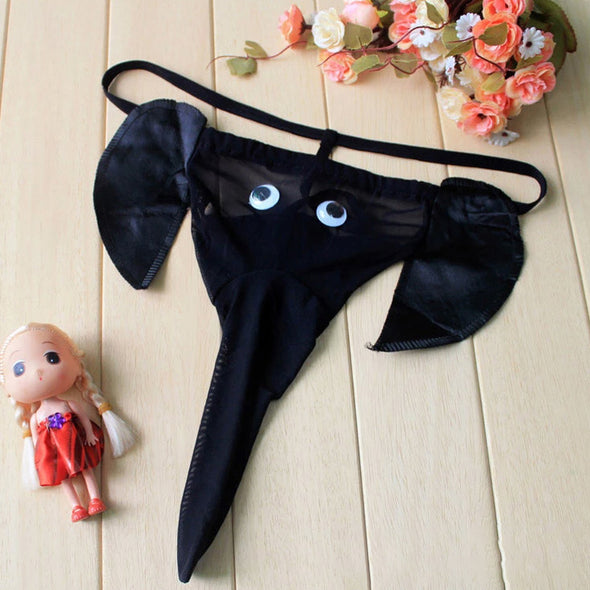 3PCS Mens' Sexy Mankini Mini Brief Elephant Thongs Male Panties Bikini