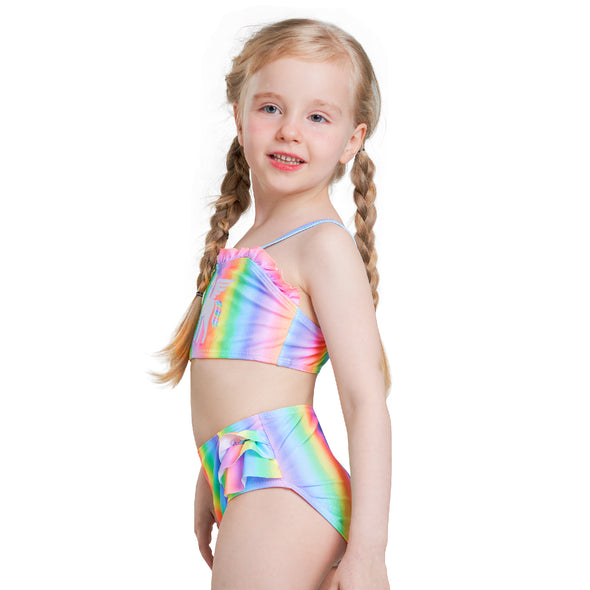 Girls Two-Piece Unicorn Rainbow Swimwear