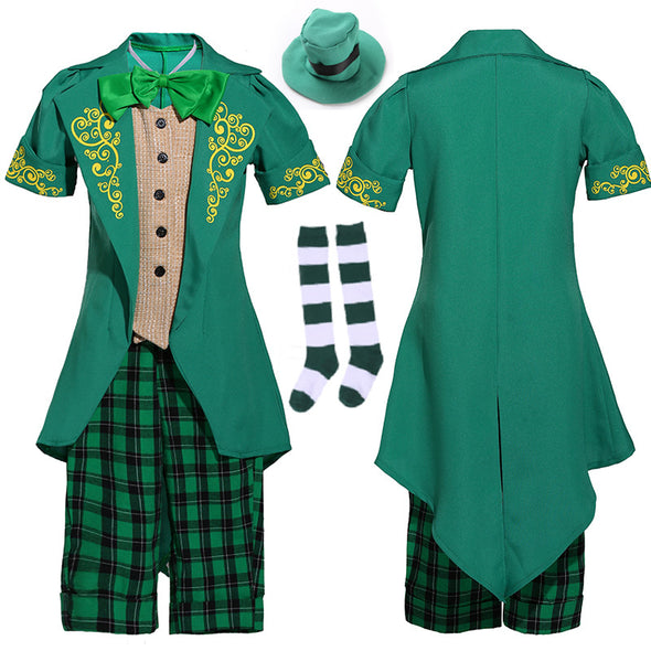 Girls St. Patrick's Day Costume Green Suits