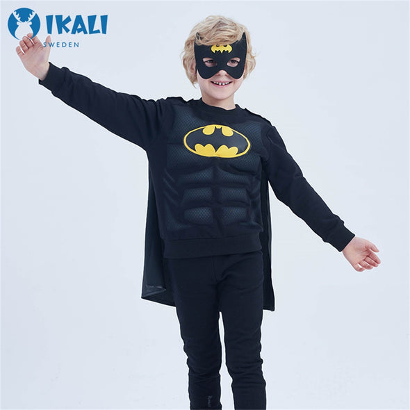 Boys Sweatshirt 3D Bat-man Printed 3-12Years