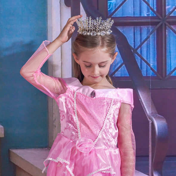Girls Princess Dress Sleeping Beauty Costume