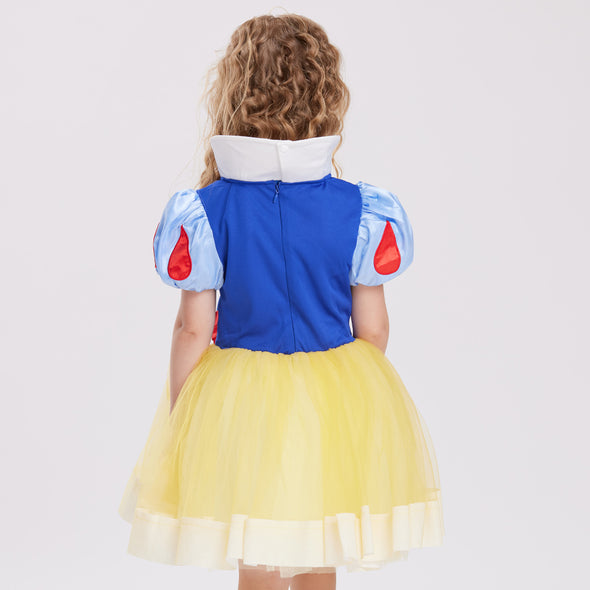 Lovely Girls Princess Dress Snow White Costume