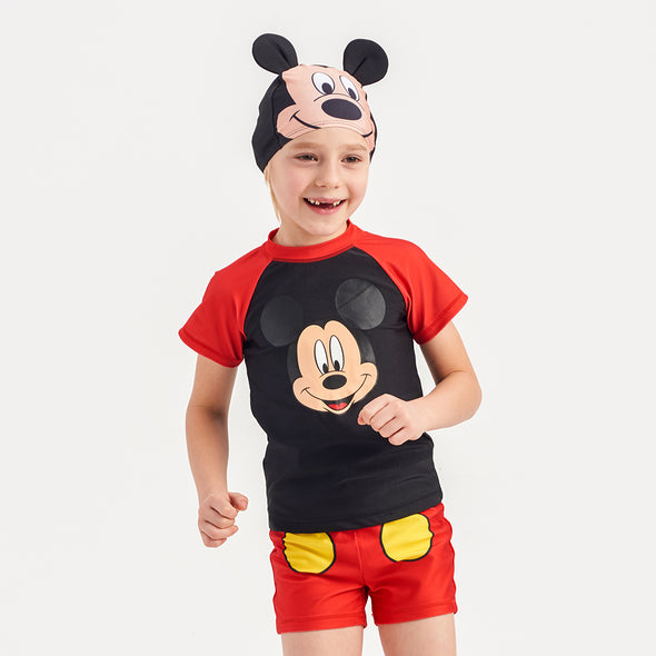 Boys Two Piece Swimsuit Mickey Cosplay Beach Bathing Suit for Vacation