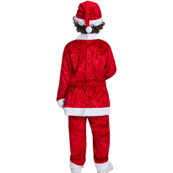 Kids Boys Christmas Costumes Santa Claus Outfit