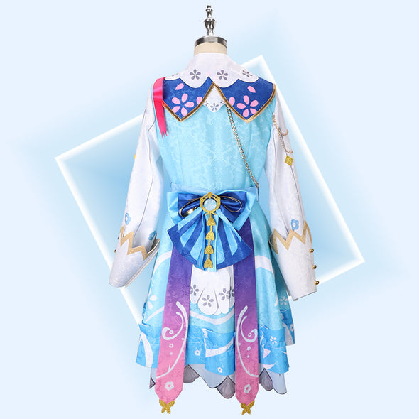 Girls Genshin Impact Kamisato Ayaka Costume Dress Suit