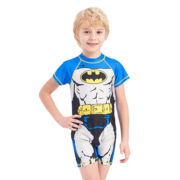 Boys One Piece Swimsuit Bat Boy Costume Beach Bathing Suit for Vacation