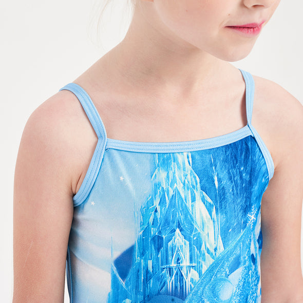 Girls One-piece Swimsuit Elsa Cosplay Beach Bathing Suit for Vacation