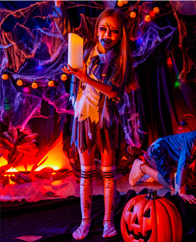 Zombie School Costume for Girls Halloween Student