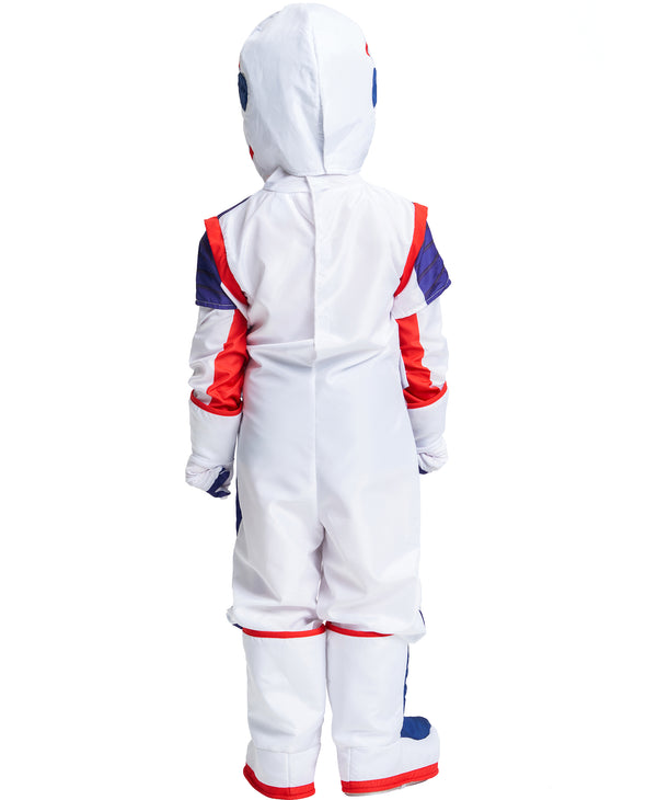 Kids Astronaut Pilot Costume Jumpsuit Helmet Gloves Boots Set