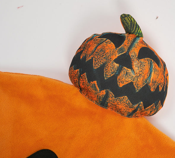 Kids Pumpkin Ghost Cape 2022 Halloween Costume