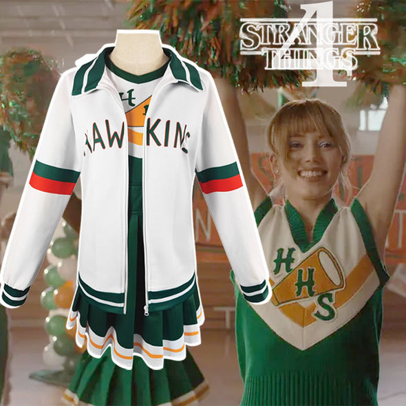 Stranger Tween Classic Hawkins S4 Tigers Cheerleader for Adult Women