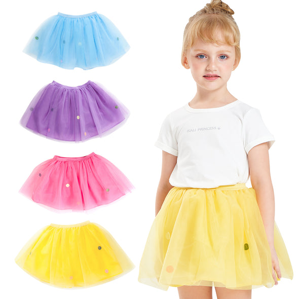 Girls Skirt set Bright Color 5pcs