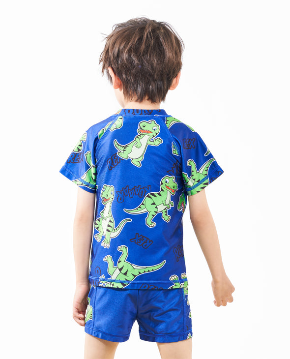 Boys Two-Piece Dinosaur Swimwear