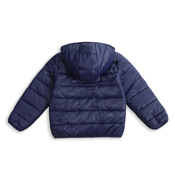 IKALI Kids Winter Coats, Boys Light Weight Puffer Jacket Navy (3-12Y)