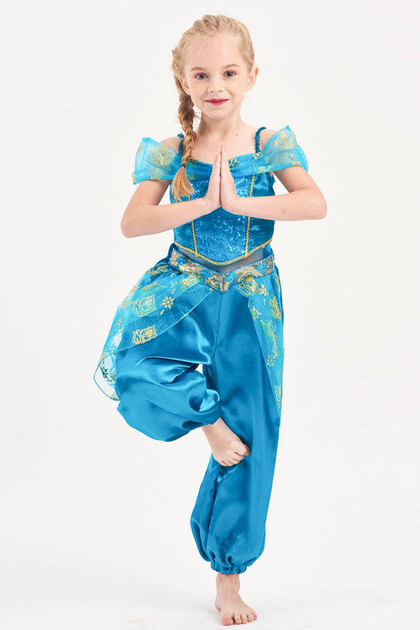Girls Princess Dresses Jasmine Costume